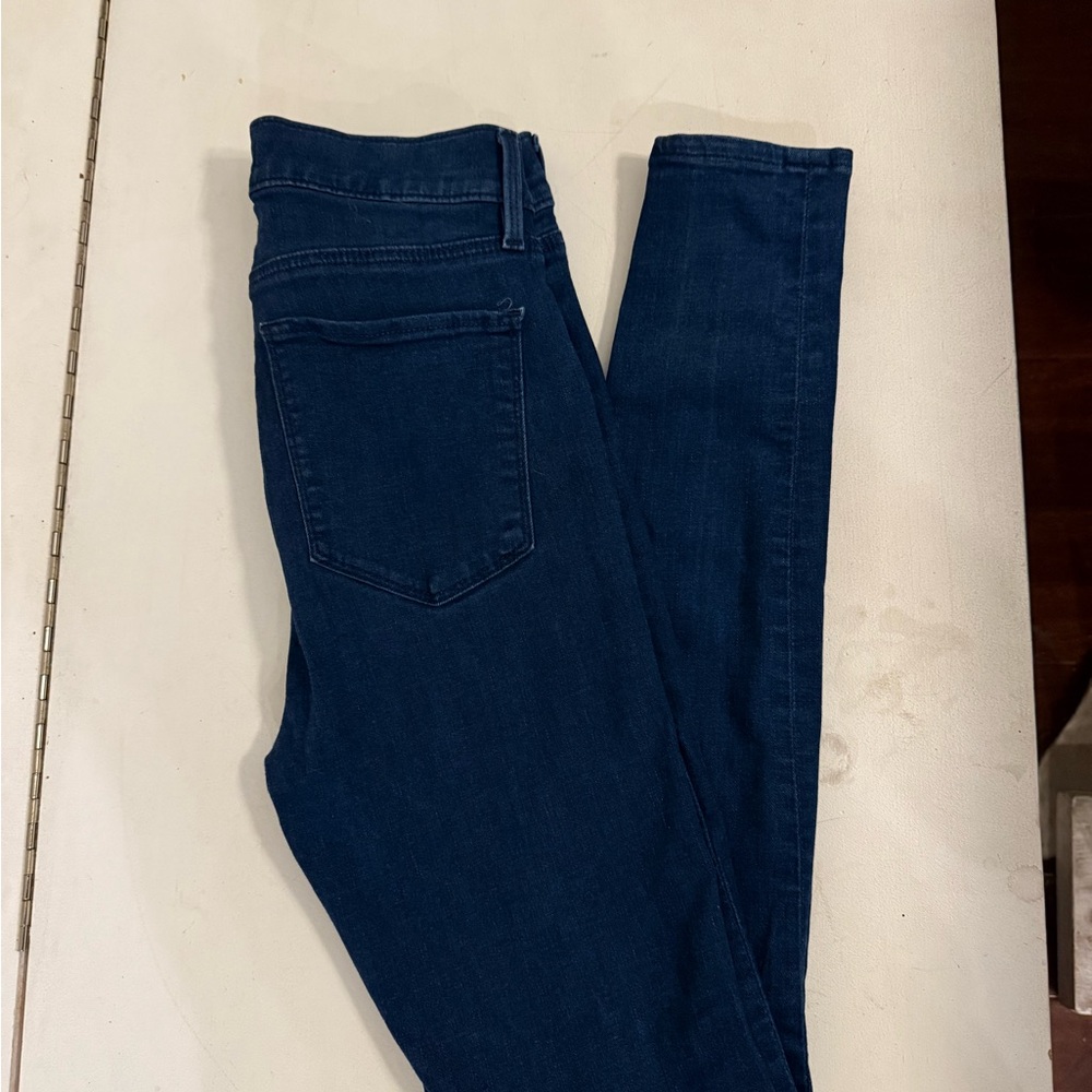 LOFT Dark Blue Skinny Jeans